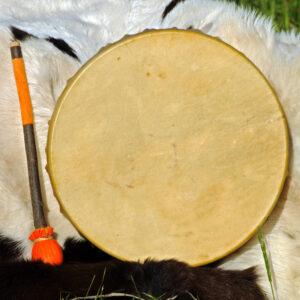 Tambour en peau de cerf